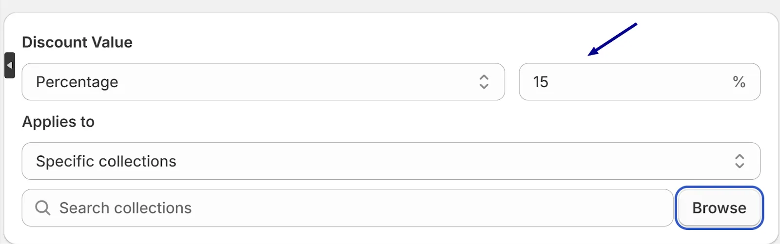Step 5: Set the Discount Value